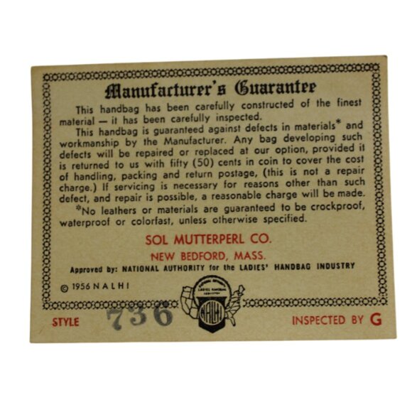 Stylemark by Mutterperl Vintage Ruby Red Velvet Patent Blend Styling Clutch - Picture 6 of 11